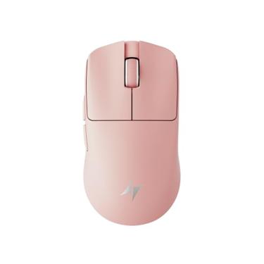 Imagem de ATK Mouse para jogos sem fio Blazing Sky F1 V2, 39 g, ultra sensor PAW3950, MCU nórdico 54L15, interruptores óticos, duplo 8K, modo duplo 2,4G/com fio, bateria 250H (Ultimate, Coral Pink)