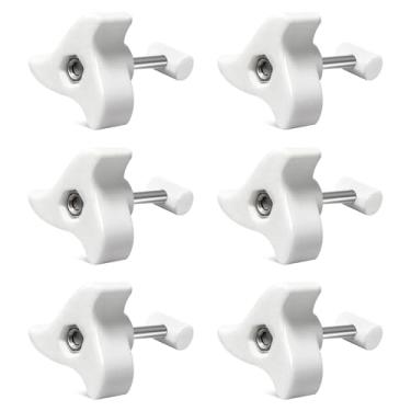 Imagem de LWPLWA Fixador de tampa para filtros de recipiente Fluval FX6 FX4 FX5 FX2, substituição do fixador da tampa do filtro do recipiente de aquário - pacote com 6