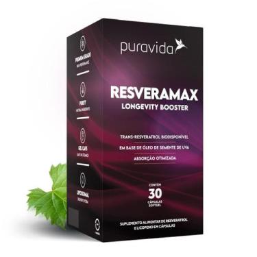 Imagem de Resveramax  Pura Vida 30caps , 30 Capsulas
