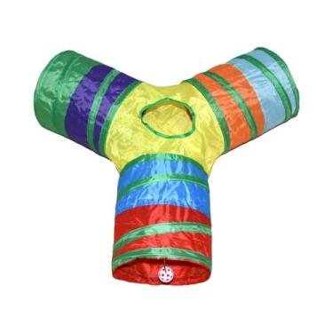 Imagem de Túnel Dobrável E Respirável Para Gatos, Brinquedo De Brincadeira Inter