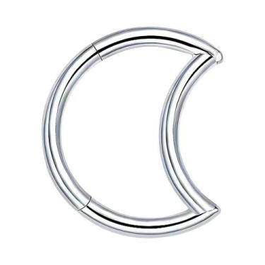 Imagem de Piercing De Aço Inoxidável Em Formato De Coração Para Orelha (Tragus, 