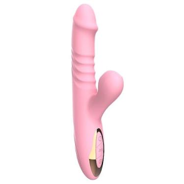 Imagem de Vibrador de Ponto G e Clitóris com Estimulador de Língua e Movimento Vai e Vem | 3 Modos de Estimulação | USB Recarregável | Ergonômico e Resistente à Água | Massageador Íntimo Feminino