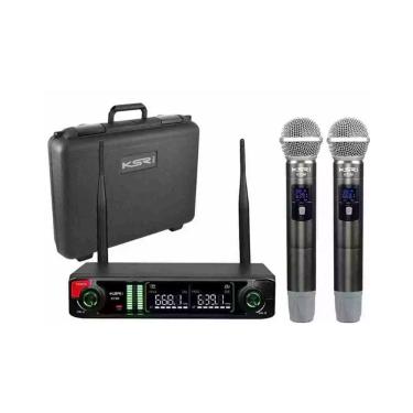Imagem de Microfone Sem Fio Duplo Profissional KSR Pro KT5M