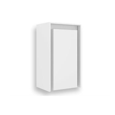 Imagem de Armário Multiuso Lavanderia AM3106 c/ Mesa Retrátil e 2 Prateleiras Branco - Tecno Mobili