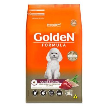 Imagem de Racao golden form caes senior ad mini bits sabor carne 10,kg, 10,1