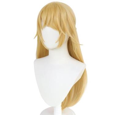 Imagem de Peruca de cosplay Genshin Impact Fischl, traje de cabelo sintético - y