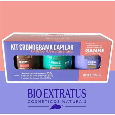 Imagem de Kit Cronograma Capilar Cabelos Desvitalizados 250g - Bio Extratus