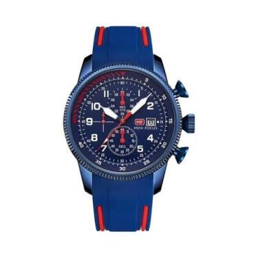 Imagem de Relógio Cronógrafo Esportivo Masculino À Prova d'Água Com Pulseira De 