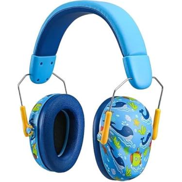 Imagem de Fone Abafador de Ruído para Crianças com Hipersensibilidade e Autismo Proteção de Ouvido Infantil Tipo Concha Cancelamento de Ruído para Estudo