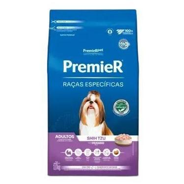 Imagem de Ração Seca Premier para cães adultos da raça Shih Tzu, 1kg.