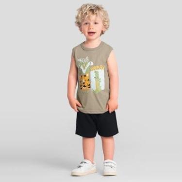 Imagem de Conjunto infantil menino de animais Brandili-Masculino