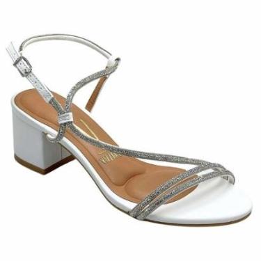 Imagem de Sandália Vizzano Salto Bloco Com Strass Feminina 6291-1175-Feminino