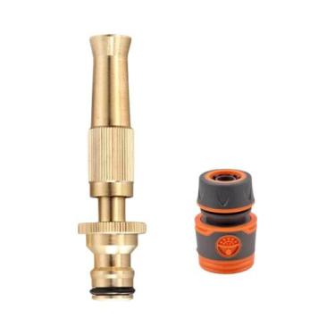 Imagem de Pistola De Água De Alta Pressão Ajustável Com Bico De Latão Para Lavag
