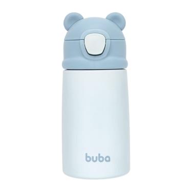 Imagem de Copo Térmico Parede Dupla Buba Ursinho Azul