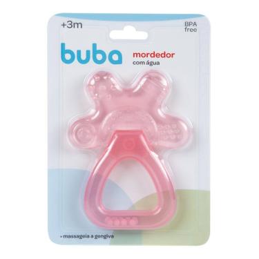 Imagem de Mordedor Com Água e chocalho Rosa Buba