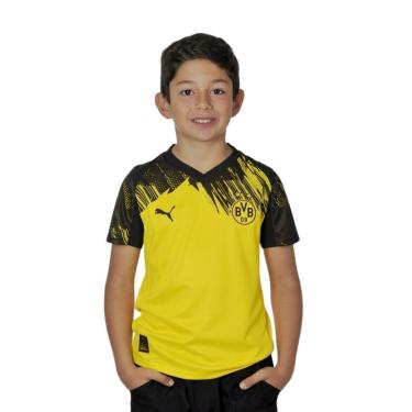 Imagem de Camisa Borussia Dortmund Puma 25/26 Uniforme 1 Torcedor - Infantil-Masculino
