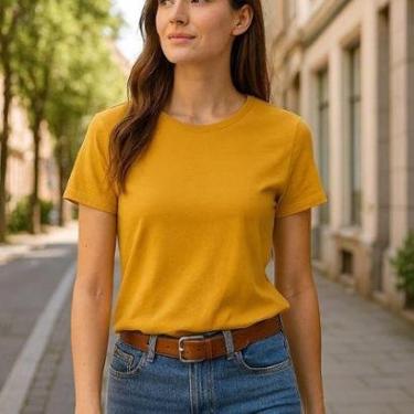 Imagem de Blusa Feminina Gola Redonda e Mangas Curtas- Malwee-Feminino