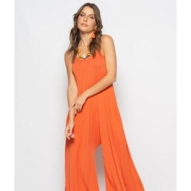 Imagem de Macacão Salvatore Fashion Alcinha Pantalona Malha Feminino-Feminino