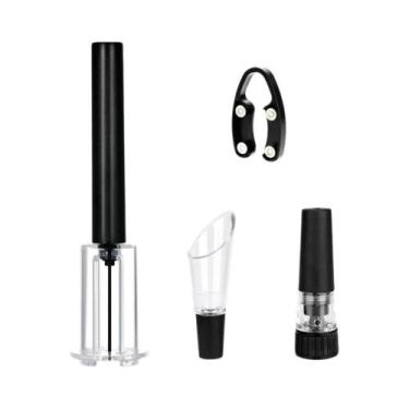 Imagem de Abridor De Garrafa De Vinho Com Pressão De Ar, Tampa a Vácuo, Abridor 