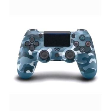 Imagem de Controle Compatível Ps4 Sem Fio Camuflado Joystick Ps4 PC Camuflado Ga