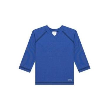 Imagem de Camiseta Infantil Praia c/ Proteção Solar UV 50+ Royal Luc.Boo-Masculino