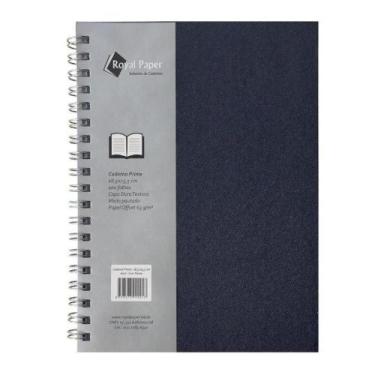Imagem de Caderno Prime Royal Paper Pautado 100Fls 20,5x28cm Azul