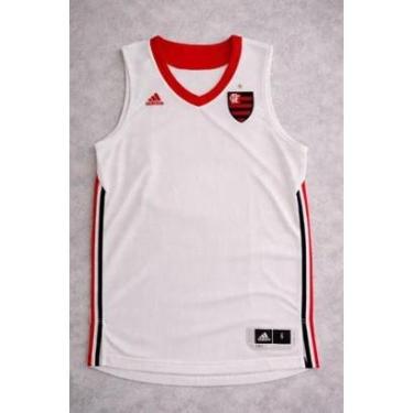 Imagem de Regata Basquete Flamengo Adidas Jogador 2015 2016 Furadinha - AI4776-Masculino