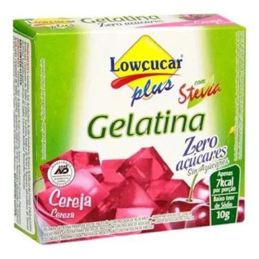 Imagem de Gelatina Em Pó Diet Com Stevia Plus Cereja Lowçucar 10gr