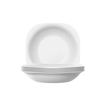 Imagem de Conjunto Pratos Fundos Quadrado Duralex Plaza Nadir 6 Un