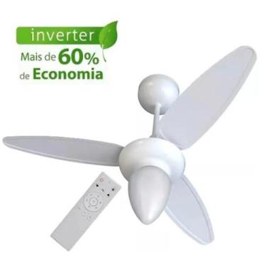 Imagem de Ventilador de Teto Ventisol Wind Inverter Bivolt Econômico Com Control