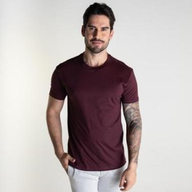 Imagem de Camiseta Reserva Algodão Pima Vinho-Masculino