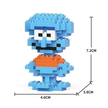 Imagem de Brinquedo Blocos de Montar Infantil w2601-46 Educativo com Animais em Plástico ABS Ecol...