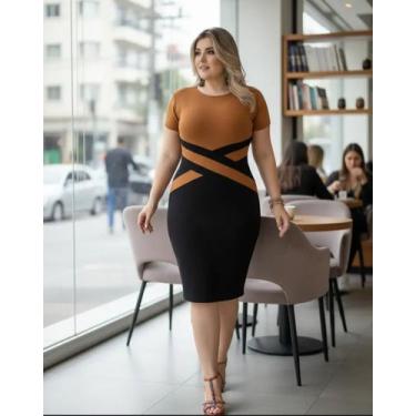 Imagem de Vestido Midi Detalhe em X Moda Feminina Evangélica - Miss FLOWER, Cara