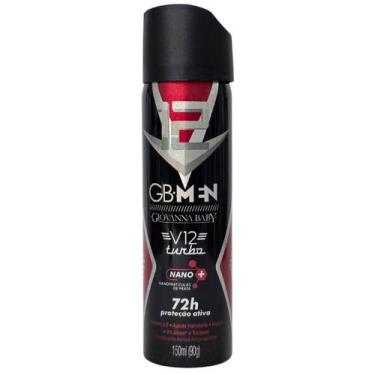 Imagem de Desodorante Aerossol V12 Turbo GB Men 72h Vegano Giovanna Baby 150ml /