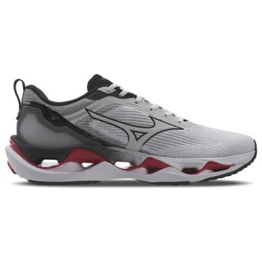Imagem de Tênis Mizuno Wave Stratos 3 - Masculino - Branco, 42