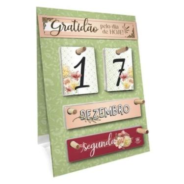 Imagem de Calendário Permanente Gratidão Pelo Hoje...25,5x18 - Zenir Presentes