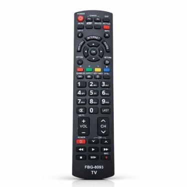 Imagem de Controle Remoto Compatível TV LED Panasonic FBG-8093 Pronto para o Uso