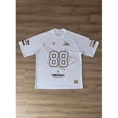 Imagem de Camiseta Masculina Adulto Onbongo Over Branca - GG, GG, Branco