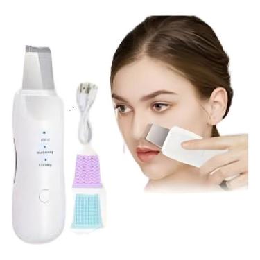Imagem de Espátula Ultrasônica Portátil Facial Peeling Removedor Cravo - Limpeza