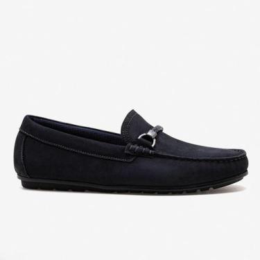 Imagem de Mocassim Masculino Tom Couro Azul - Cód 651102-002, 39