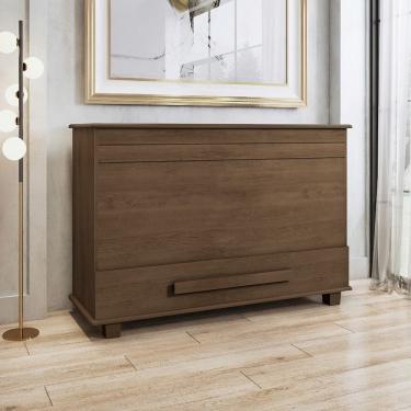 Imagem de Baú Organizador Itália 136,5cm com Gaveta em MDF Freijó para Quarto Moderno RV Móveis