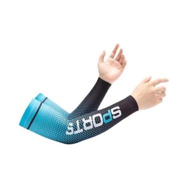 Imagem de Mangas De Proteção Solar UV Para Homens, Mangas Esportivas Com Efeito 
