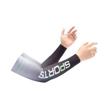 Imagem de Mangas De Proteção Solar UV Para Homens, Mangas Esportivas Com Efeito 