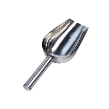 Imagem de Concha Pá Para Gelo Inox Pegador Cereais Grãos Multiuso - Clink