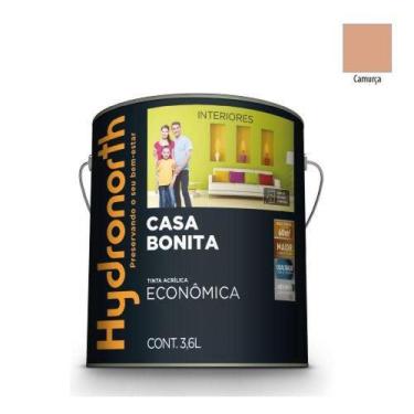 Imagem de Tinta Acrílica Casa Bonita Camurça Fosco Galão 3,6L Marrom para Parede