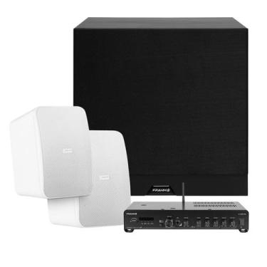 Imagem de Kit Sonorização Comercial Frahm Lojas Com Automoção