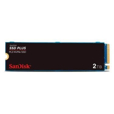 Imagem de SSD M.2 Sandisk 2TB Plus NVMe PCIe 3.0 - SDSSDA3N-2T00-G26