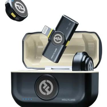 Imagem de Microfone Duplo Hollyland Lark M2 Duo Iphone Lightning Ios