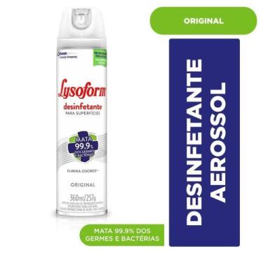 Imagem de Desinfetante Lysoform Original Aerosol - 360ml Unidade - Bombril