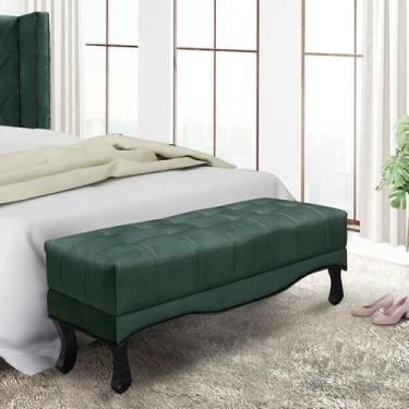 Imagem de Calçadeira Recamier Solteiro Vicenza Verde Floresta - Spezzia Decor